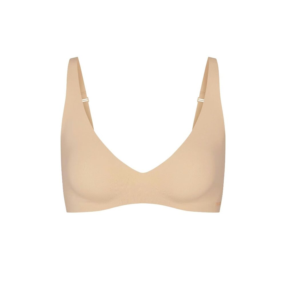 NAKED PLUNGE BRALETTE | OCHRE